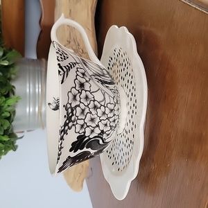 Florence Balducci for Anthropologie WILD MASQUERADE Tea Cup & Saucer